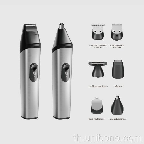 Trimmer เคราแบบชาร์จมัลติฟังก์ชั่นมืออาชีพ OEM